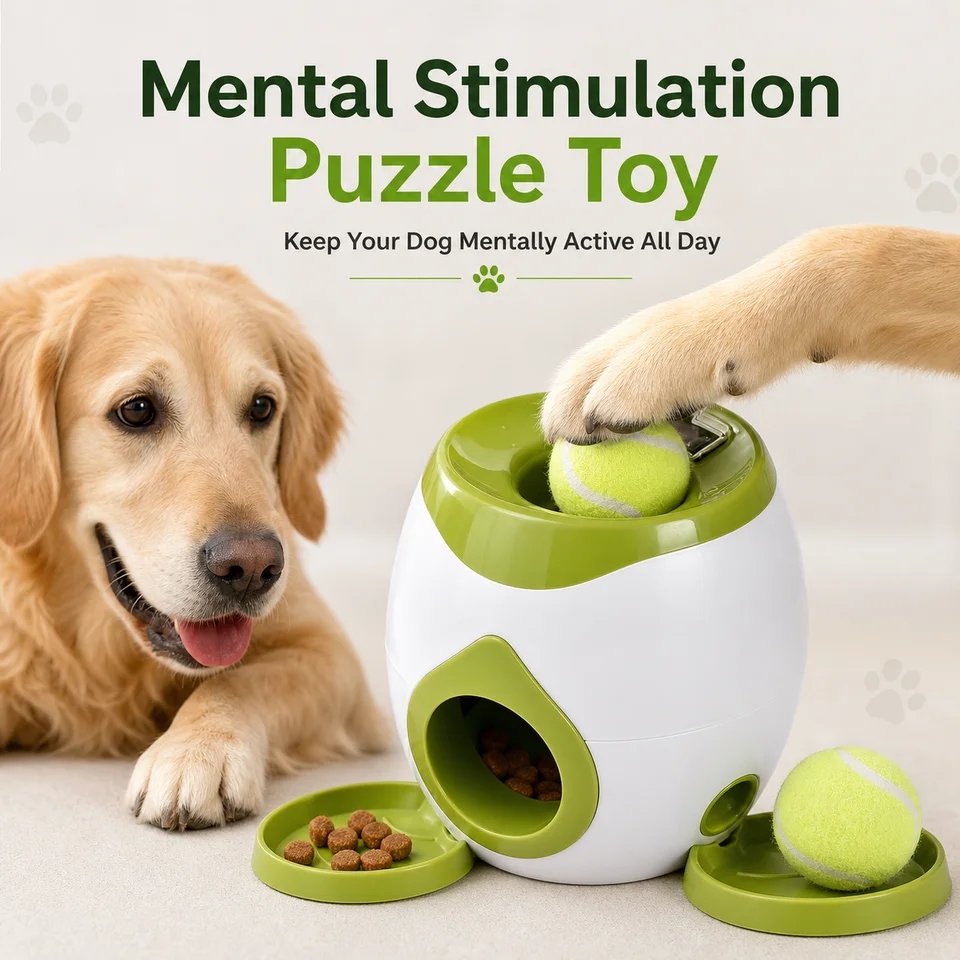 Automatic Dog Ball Launcher, I - Interactive Squeaky Plush Dog Toy review and price