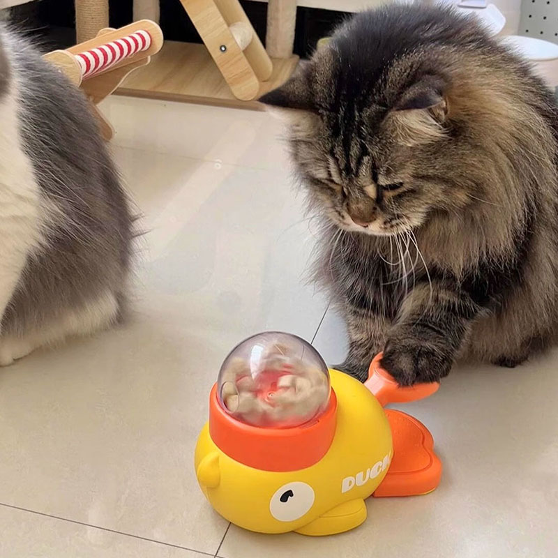 Yellow Duck-Shaped Interactive - Dog Puzzle Feeder Toy review and price