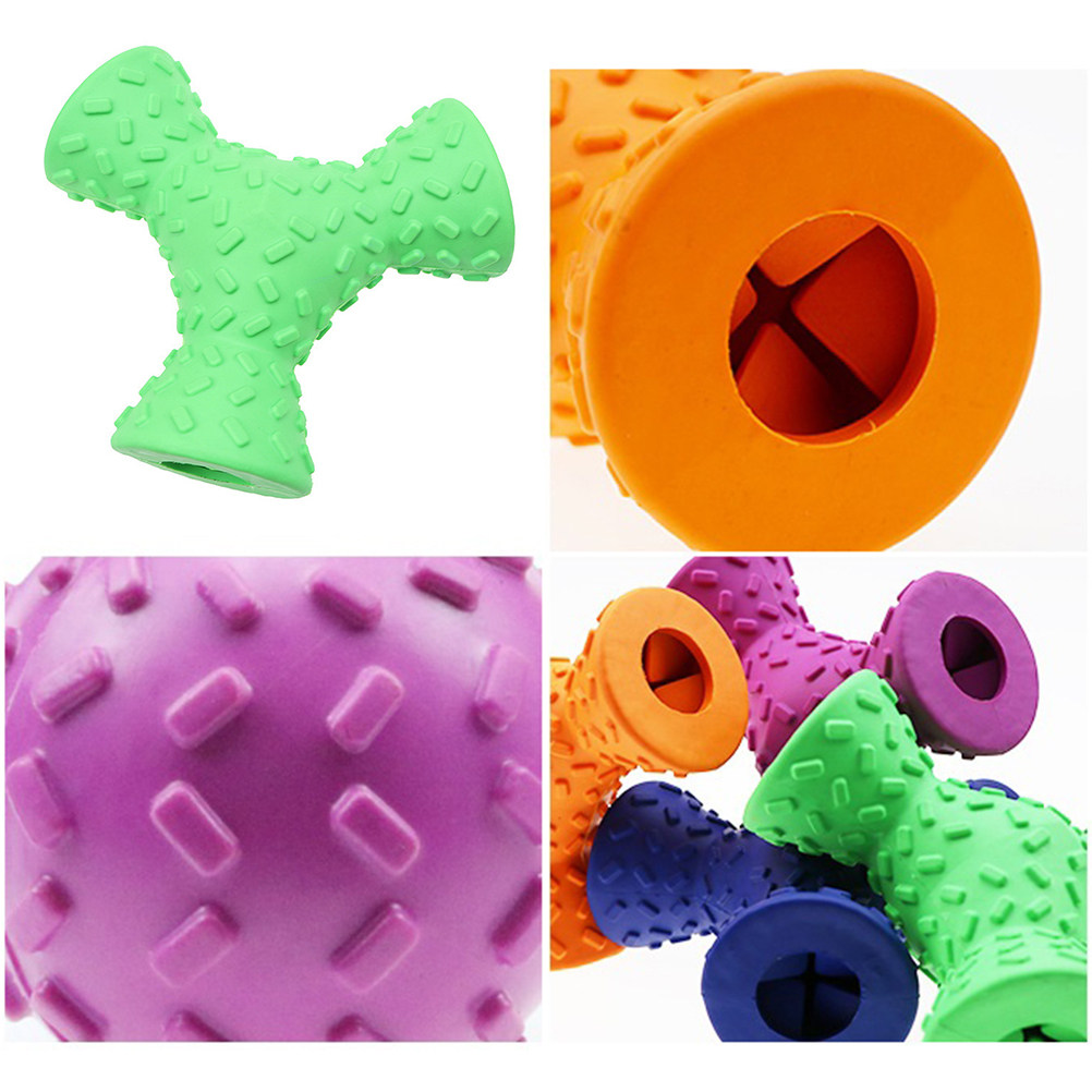 1Pcs Dog Chew Rubber Triangle  - Rubber Treat Dispensing Dog Toy review and price
