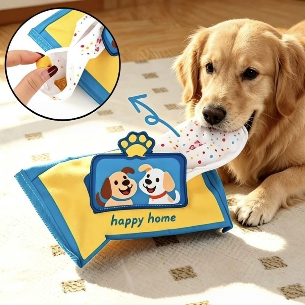 Durable Tearproof Pet Snuffle  - Interactive Squeaky Plush Dog Toy review and price